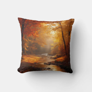 Fall Scene Pillow