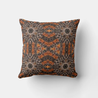 Fall seamless pattern throw pillow