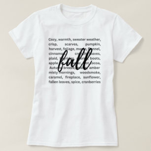 Fall Season Autumn Leaves Pumpkin T-Shirt