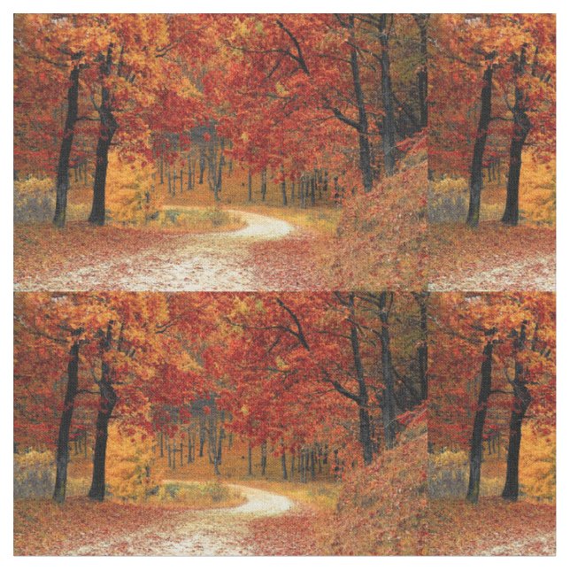 Fall season fabric  (Close Up)