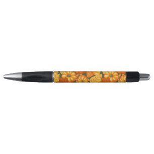 Fall Season Halloween Pumpkins Pattern Pen