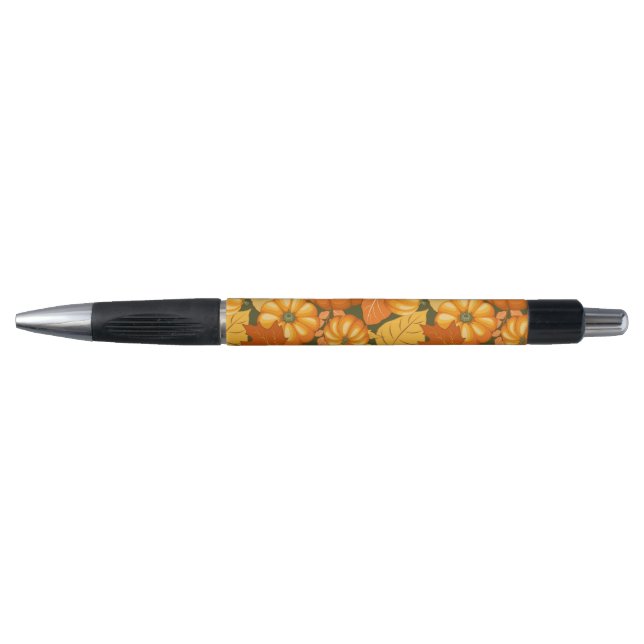 Fall Season Halloween Pumpkins Pattern Pen (Front)