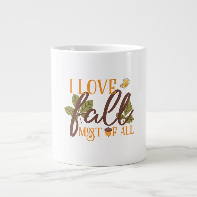 Fall Season Home & Gift Collection | SpecialityMug Large Coffee Mug (Front)