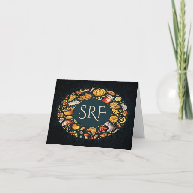 Fall Season Note Card (Front)