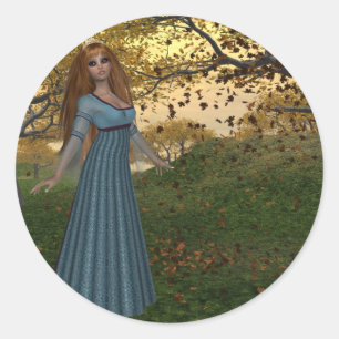 Fall Season Queen - Fantasy/Autumn Stickers