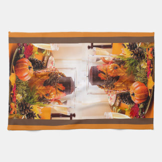 Fall Setting Kitchen Towel