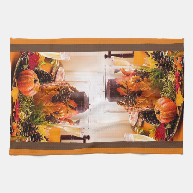 Fall Setting Kitchen Towel (Horizontal)