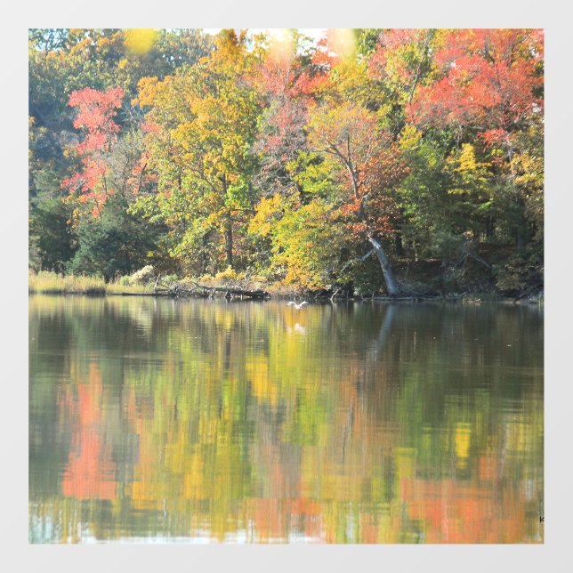 Fall Shimmer Window Cling (Sheet)