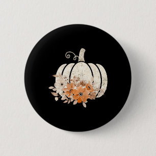Fall Shirt Women Vintage Pumpkin Autumn Graphic Th 2 Inch Round Button