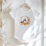 Fall Silly Goose Rustic Wreath Bow Baby shower Baby Bodysuit<br><div class="desc">Fall Silly Goose Rustic Wreath Bow Baby shower Baby Bodysuit
Matching items are available.</div>