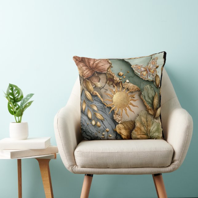 Fall Solstice Throw Pillow (Chair)