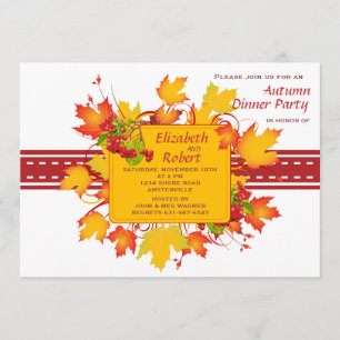 Fall Stitches Invitation