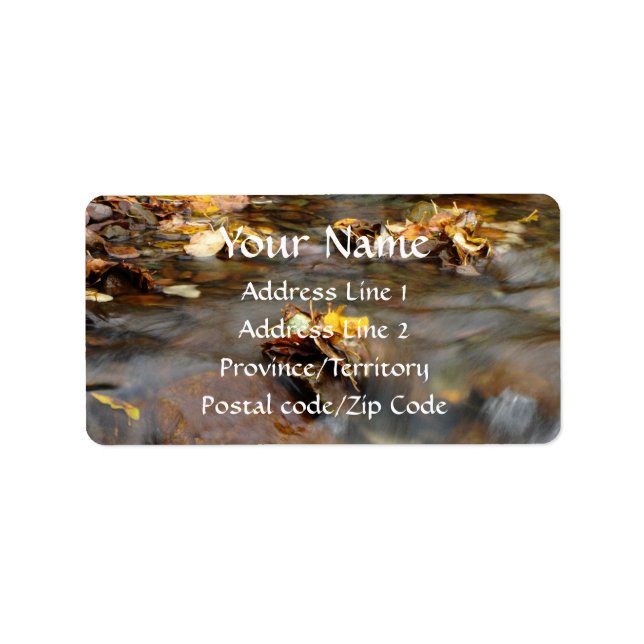 Fall Stream Label (Front)