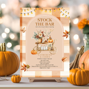 Fall String lights Stock The Bar Couple Shower  Invitation