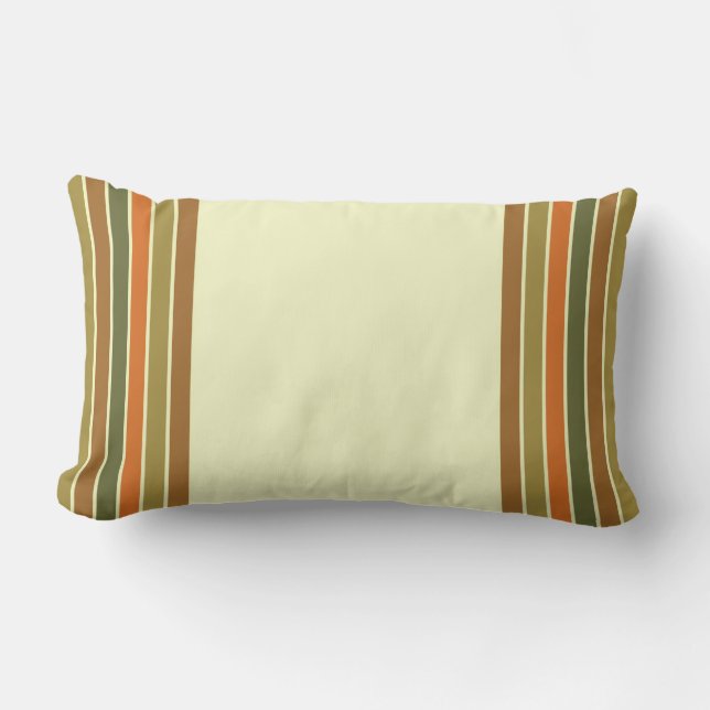 FALL STRIPES LUMBAR PILLOW (Front)