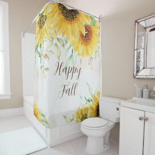 Fall sunflowers with customizable text 
