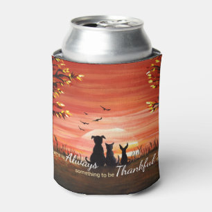 Fall Sunset Can Cooler