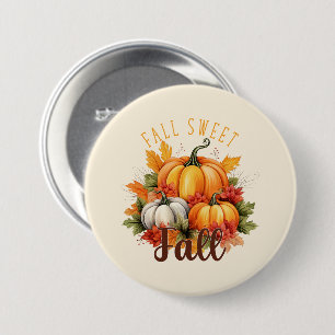 Fall Sweet Fall 3 Inch Round Button