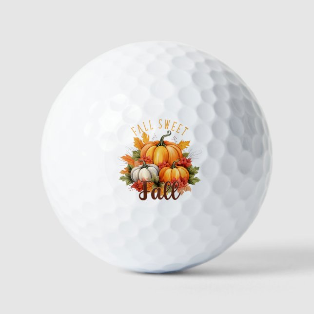 Fall Sweet Fall Golf Balls (Front)