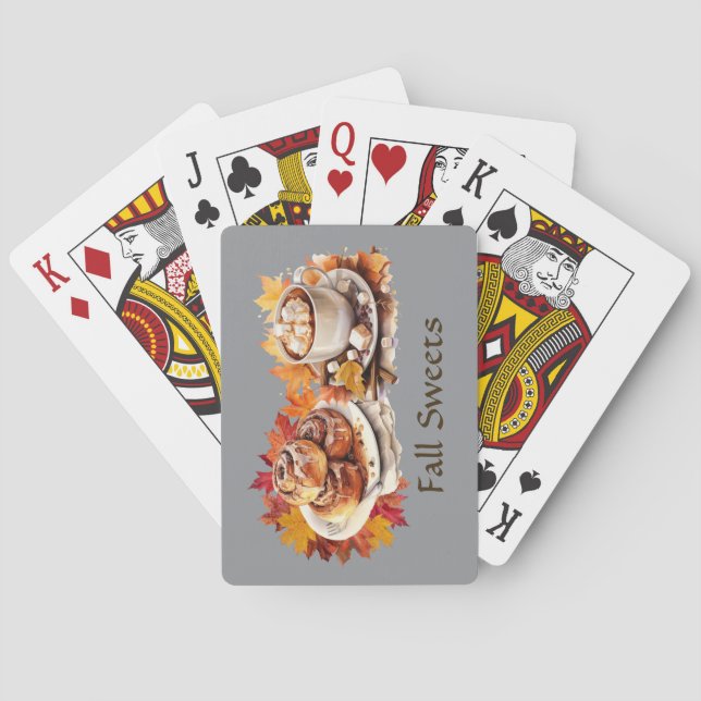 Fall Sweets Playing Cards (Back)