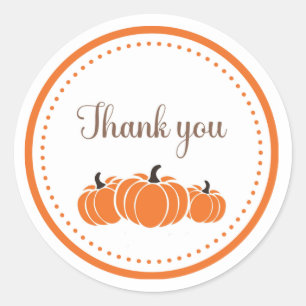 Fall Thank You Sticker