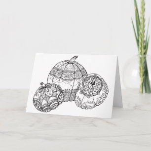 Fall Thanksgiving Pumpkin Card