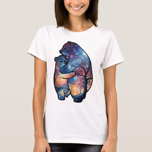 Fall Themed Bear Hug T-Shirt (Front)