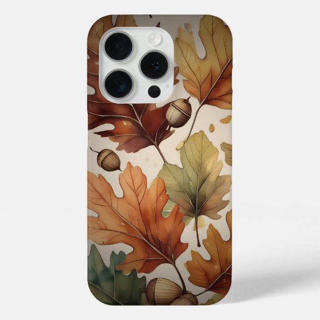 Fall themed leaves Case-Mate iPhone case (Back)