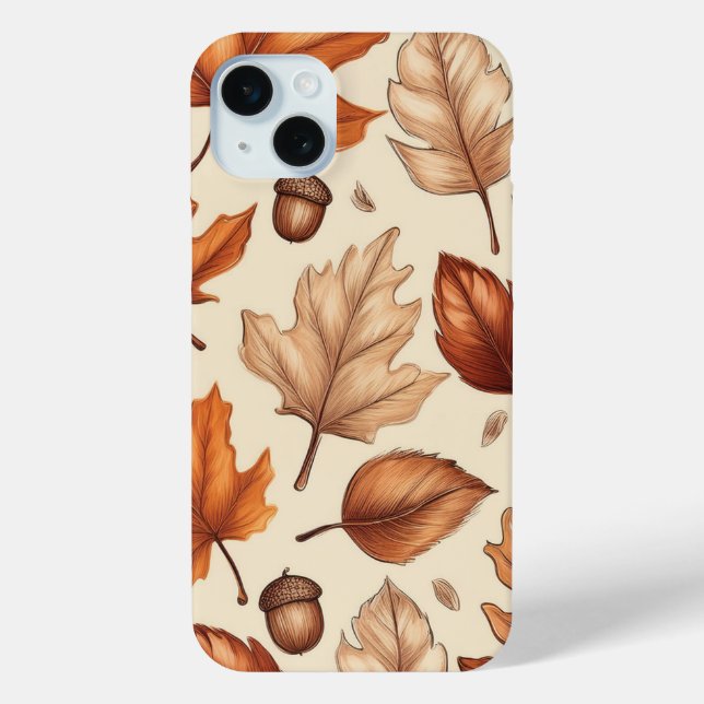 Fall Themed Pattern Case-Mate iPhone Case (Back)