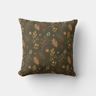 Fall throw pillow