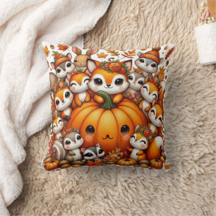 Fall Throw Pillow
