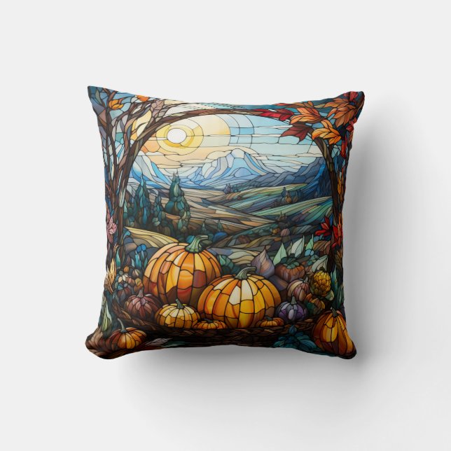 Fall Throw Pillow (Front)