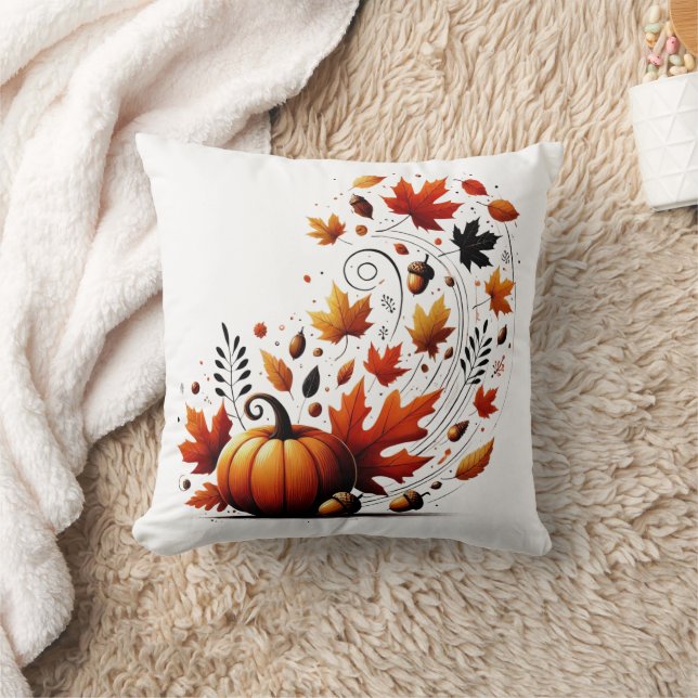 Fall Throw Pillow (Blanket)