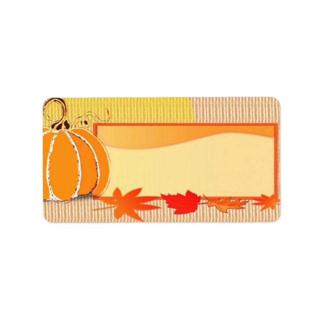 Fall Time Label (Front)