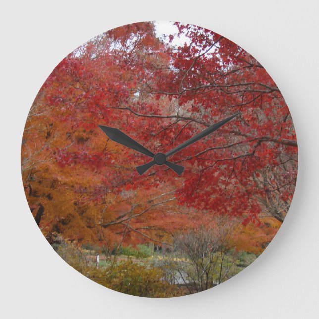 Fall Time Large Clock (Front)