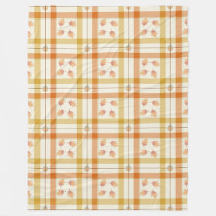 Fall Time Med Fleece Blanket