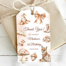 Fall Toile De Jouy Woodland Theme Birthday Party 