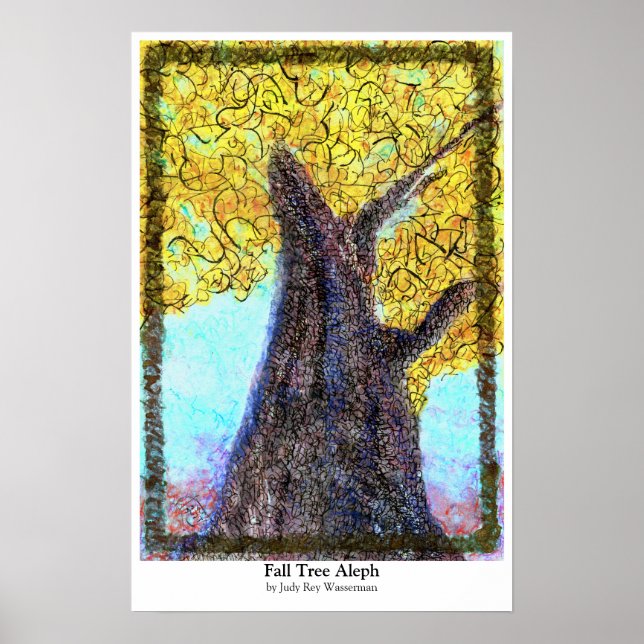 Fall Tree Aleph Poster (Front)