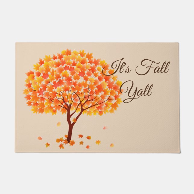 Fall Tree Doormat (Front)