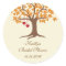 Fall Tree Favour Seal Sticker