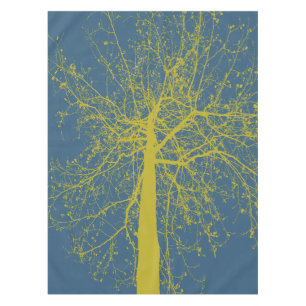 Fall Tree Silhouette Tablecloth