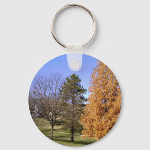 Fall Trees Keychain