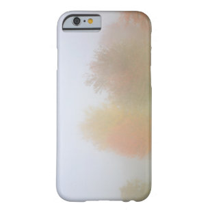 Fall trees shrouded in mist barely there iPhone 6 case