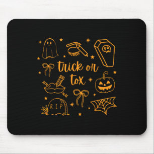 Fall Trick Or Tox Botox Halloween Aesthetic Nurse  Mouse Pad