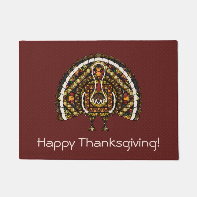 Fall Turkey Doormat (Front)