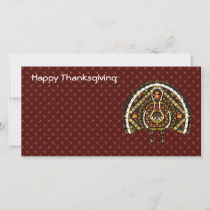 Fall Turkey Photo Card