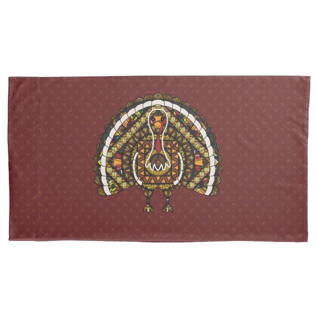 Fall Turkey Pillowcase (Front)