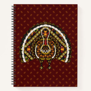 Fall Turkey Spiral Notebook