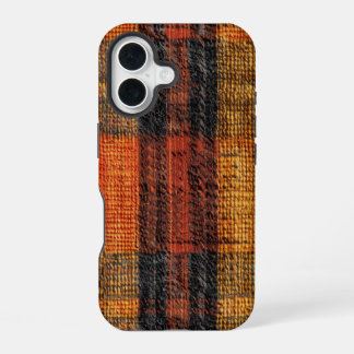FALL TWEED LOOK PLAID PATTERN iPhone 16 CASE