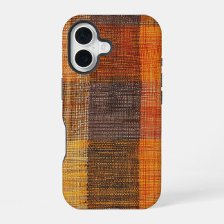 FALL TWEED LOOK PLAID PATTERN iPhone 16 CASE